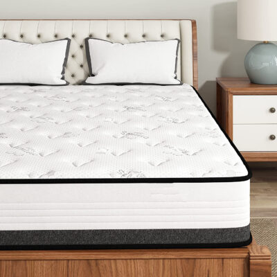 10 Inch Queen Size Hybrid Mattress in A Box with Zero Pressure Foam ...